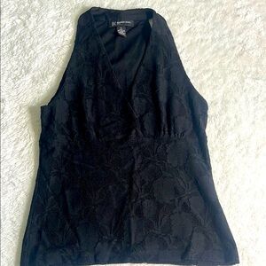 INC Black Tank Top Blouse. Size S